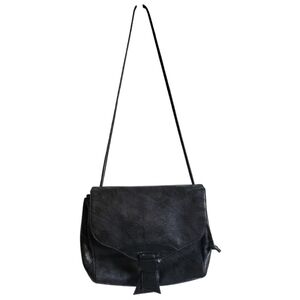 SUSAN GAIL Vintage Croco Print Leather Purse